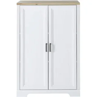 Möbel Boss JUDITH Aktenschrank 86,00 x 38,00 x 127,00 cm weiß