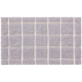 benuta Pop - Badteppich für Badezimmer - Badematte Noa Lila/Weiß 60x100 cm