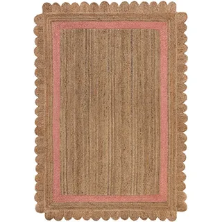 KADIMA DESIGN Kadima Design. Teppich Grace, Handarbeit, von Farbe: Braun-Rosa, Größe: 160x230 cm