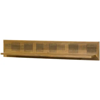 MASSIVMOEBEL24.DE Wandregal 150 x 20 x 25 cm Hellbraun