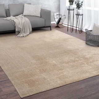 Paco Home Kurzflorteppich 200 cm beige