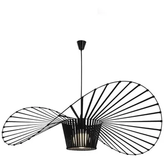 ZMH Led-Hängeleuchte, Schwarz, Metall, Rund, 100x150x100 cm, Lampen & Leuchten, LED Beleuchtung, LED-Hängeleuchten