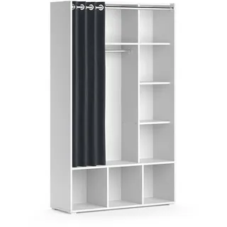 Vicco Kinderkleiderschrank Luigi 105,8 x 178,1 cm Kiefer weiß