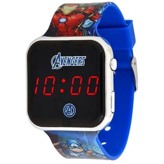 Avengers Digital Armband Uhr LED Kinderuhr Mädchen Jungen Hulk Iron Man America