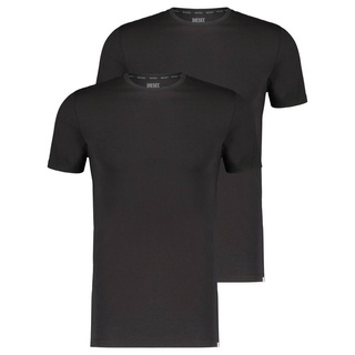 Diesel T-Shirt Herren T-Shirt UMTEE RANDAL 2er-Pack (1-tlg) schwarz S