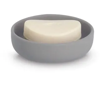 Zeller Seifenschale Keramik Grau