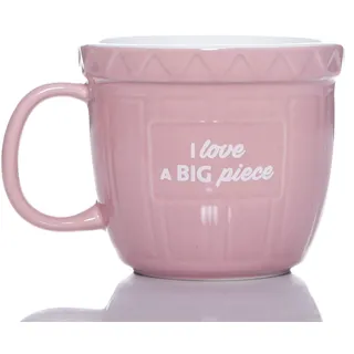 Boxer Gifts I Love a Big Piece Novelty Baking Mug | Funny Christmas Birthday Secret Santa Mother’s Day Gift For Her | Ceramic one size