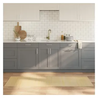 vidaXL Bambusteppich Küchenläufer 60 x 200 cm Beige