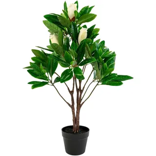 Kunstpflanze, Grün, Kunststoff, 90 cm, inkl. Topf, Dekoration, Blumen & Zubehör, Kunstpflanzen