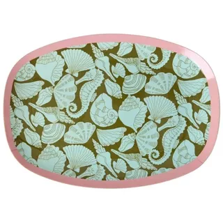 rice Tablett Melamin Tablett oval Snackteller Teller