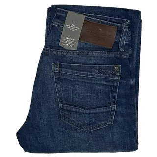 Cross Jeans ANTONIO W 38 L 34 Stretch Dark Mid Blue Relaxed Fit E161-132 1.Wahl