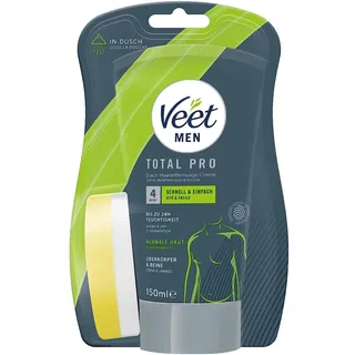 Veet for Men Dusch-Haarentfernungscreme Power Effect – Schnelle & effektive Haarentfernung 150 ml