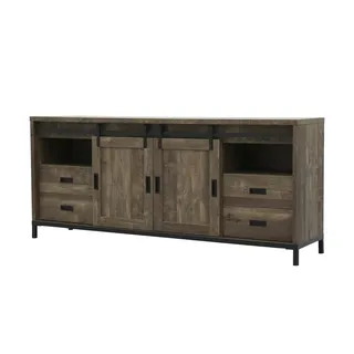 uno Sideboard  Stanley , holzfarben , Maße (cm): B: 220 H: 95 T: 45.0