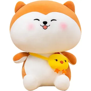 Peluche Shiba Inu Anime, Chien Souriant Mignon, Coussin De Cou Doux En Mousse À Mémoire De Forme Pp