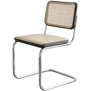 Thonet Freischwinger S 32 V Buche schwarz gebeizt