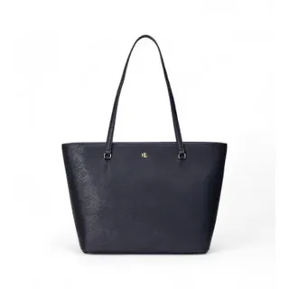 Lauren Ralph Lauren für Damen. 431924351007 Karly marineblaue Tragetasche (OSFA), Lässig, Leder