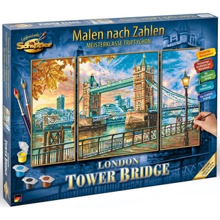 Schipper Malen nach Zahlen »Master Triptychon 50x80cm The Tower Bridge in London 609260752«