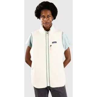 Patagonia Retro Pile Vest Damen natural / ellwood green GIRLS XL