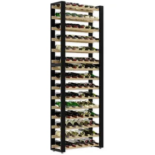 Lenmar Serie RW Weinregal aus Holz für Flaschen, LOFT, Flaschen, Wein, Flaschenregal, Kellerregal, Regale, Flaschenhalter, Weinständer ... (LOFT 90, 204 x 74 x 27, 90 Flaschen)