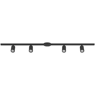 EGLO EASYT Schienensystem 4 x Spot GU10 10W 230V Schwarz