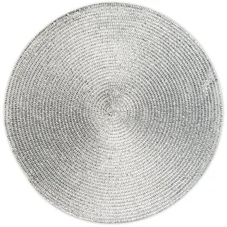 Excelsa Set Von 6 Tischsets Platinum Plastik 36Xh0,2X36 cm Polypropylen Silber