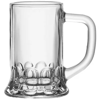 Ritzenhoff & Breker Schnapsglas Schnapsglas im Bierkrug Design 40 ml, Glas, Mit Henkel für Band