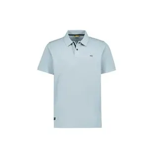 camel active Herren Polo-Shirt blau Baumwolle, blau, Frühjahr/Sommer 2026