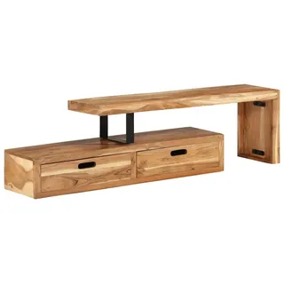 vidaXL TV-Ständer 118-200 x 30 x 40 cm Massivholz Akazie
