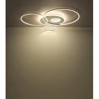 GLOBO Deckenleuchte 1 LED silberfarben