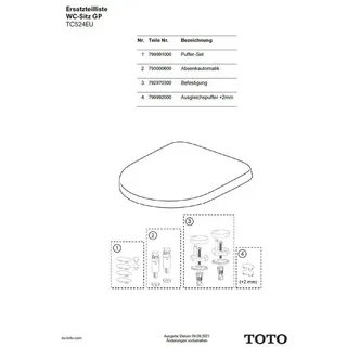 TOTO Softclose Absenkautomatik