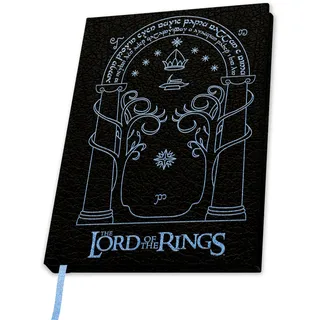 abysse corp sas Notizbuch Doors of Durin A5 Schwarz