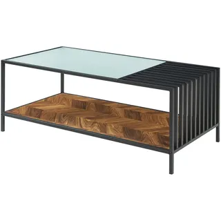[en.casa] Pärghos Schwarz Eicheoptik 120 x 60 x 45 cm