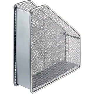 HELIT Stehsammler Stehsammler Mesh A4 Metall silber (12 Stück) silberfarben