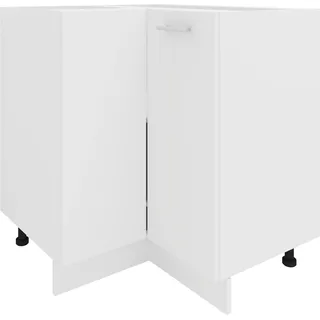VCM Eckschrank Esilo 76 x 76 x 82 cm Weiß