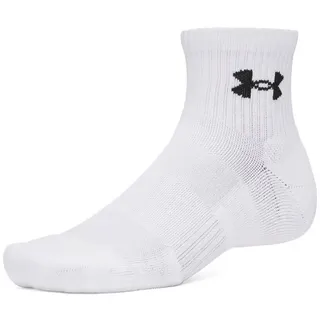 Under Armour Performance Cotton 3er Pack White/Ultimate Black 36,5-42