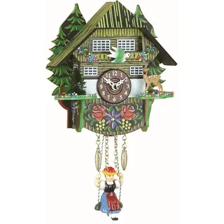 ISDD Cuckoo Clock TU 2023 SQ Kuckulino Schwarzwalduhr mit Quarzwerk und Kuckuckruf