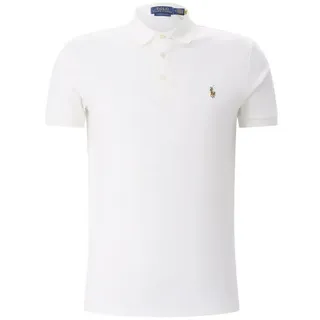 Ralph Lauren Custom Slim Fit Poloshirt weiß XXL