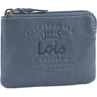 LOIS Schlüsseletui Unisex Leder Jeansblau