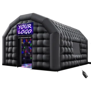 Vevor Aufblasbares Partyzelt 6 x 5 x 3,65 m Schwarz