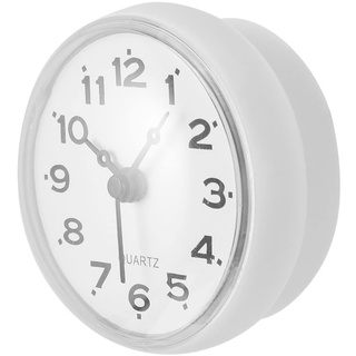 HOMSFOU 1 Stück Saugeruhr Digitaluhren Uhr Für Büro Outdoor Digitaluhr Wanduhr Für Wohnzimmer Dekor Wandbehang Uhr Mini Duschuhr Wanduhr Uhr