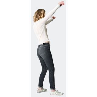 FIVE FELLAS Slim-fit-Jeans GRACIA nachhaltig, Italien, Stretch, magic shape grau 28