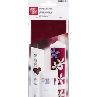 Knorr Prandell Bastelnaturmaterial KNORR prandell 218301015 Wachsplatten 175 x 80 x 0,5 mm altrot