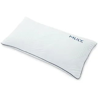MLILY Lono Kopfkissen 80 x 40 cm Weiß