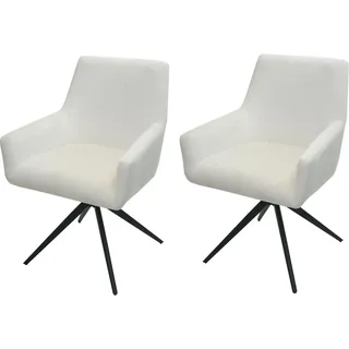 MCW Esszimmerstuhl MCW-L91 Stoff creme-beige 2er Set