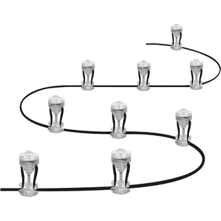 LEDVANCE Außenleuchte Kunststoff 9,6 cm 9er Set RGBW