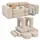Kindersofa Modular 32 108 50 cm Kunststoff/Polyester beige