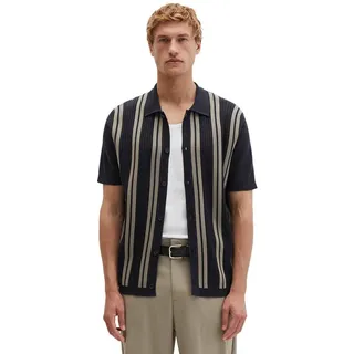 Marc O'Polo Kurzarmhemd DFB Travel Collection Kurzarm-Feinstrickshirt aus reiner Bio-Baumwolle rosa M