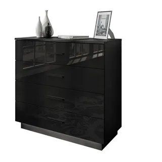 Lukmebel LINA 95 x 84 x 40 cm Schwarz