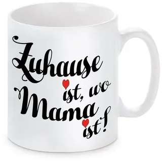 Herzbotschaft Kaffeetasse 0,3 l Weiß