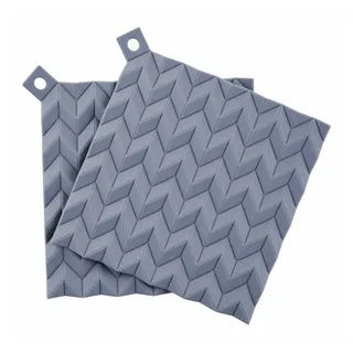 RIG-TIG Topflappen HOLD-ON Dark Blue, 2er Set blau